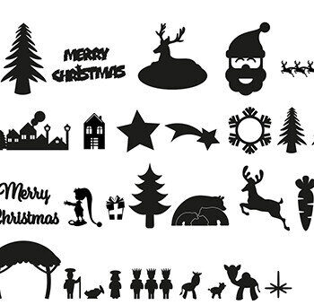 Intra απο ξύλο plywood Χρώμα wenge 3mm-4mm πάχος - Χριστουγεννιάτικο κουτί και στολίδι Δίασταση 6x6 cm INTRAFABR-101126536 - Image 5