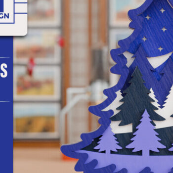 Intra απο ξύλο plywood Χρώμα wenge 3mm-4mm πάχος - Χριστουγεννιάτικο Δέντρο 3D Multilayer BNDLE Δίασταση 20x25 cm INTRAFABR-103855642 - Image 3