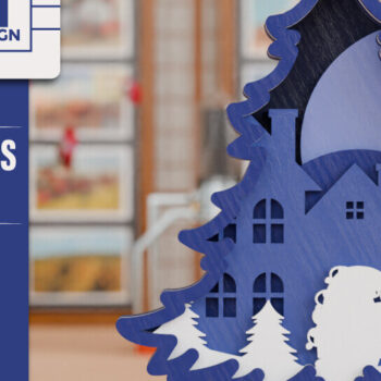 Intra απο ξύλο plywood Χρώμα wenge 3mm-4mm πάχος - Χριστουγεννιάτικο Δέντρο 3D Multilayer BNDLE Δίασταση 20x25 cm INTRAFABR-103855642 - Image 5