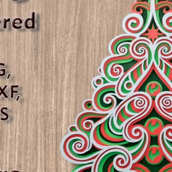 Intra απο ξύλο plywood Χρώμα wenge 3mm-4mm πάχος - Χριστουγεννιάτικο δέντρο 3d Πολυεπίπεδα Αρχεία Δίασταση 250x195 cm INTRAFABR-39521638 - Image 1