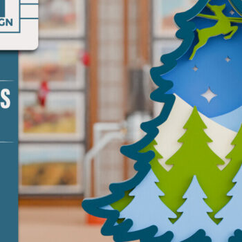 Intra απο ξύλο plywood Χρώμα wenge 3mm-4mm πάχος - Χριστουγεννιάτικο δέντρο 3D Πολυστρωματική κοπή Δίασταση 20x25 cm INTRAFABR-104433990 - Image 1