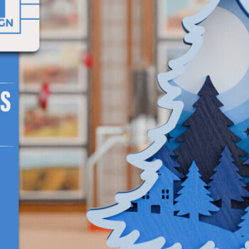 Intra απο ξύλο plywood Χρώμα wenge 3mm-4mm πάχος - Χριστουγεννιάτικο δέντρο 3D Πολυστρωματική κοπή Δίασταση 20x25 cm INTRAFABR-79457731 - Image 1