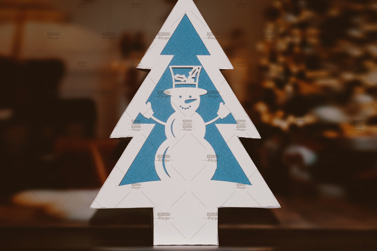 Intra απο ξύλο plywood  Χρώμα wenge 3mm-4mm πάχος - Χριστουγεννιάτικο Δέντρο Κουτί Δίασταση 20x20 cm INTRAFABR-80744396