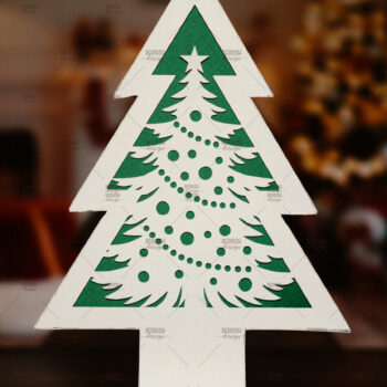 Intra απο ξύλο plywood Χρώμα wenge 3mm-4mm πάχος - Χριστουγεννιάτικο Δέντρο Κουτί Δίασταση 20x20 cm INTRAFABR-109740570 - Image 1