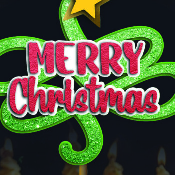 Intra απο ξύλο plywood Χρώμα wenge 3mm-4mm πάχος - Χριστουγεννιάτικο δέντρο κέικ Topper Δίασταση 4x4 cm INTRAFABR-109740621 - Image 1