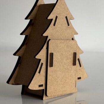 Intra απο ξύλο plywood  Χρώμα wenge 3mm-4mm πάχος - Κηροπήγιο Χριστουγεννιάτικου Δέντρου Δίασταση 5x6 cm INTRAFABR-109740646 - Image 10