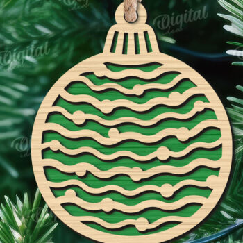 Intra απο ξύλο plywood Χρώμα wenge 3mm-4mm πάχος - Πακέτο Laser Διακοσμήσεις Χριστουγεννιάτικου Δέντρου Δίασταση 15x15 cm INTRAFABR-81130687 - Image 5