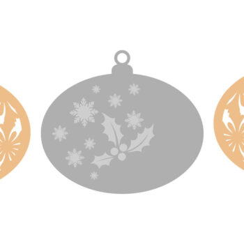 Intra απο ξύλο plywood  Χρώμα wenge 3mm-4mm πάχος - Διακοσμητικό παιχνίδι Χριστουγεννιάτικου Δέντρου Δίασταση 4x4 cm INTRAFABR-76151126 - Image 3