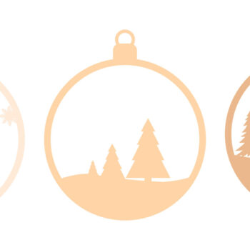 Intra απο ξύλο plywood  Χρώμα wenge 3mm-4mm πάχος - Χριστουγεννιάτικο Δέντρο Ελάφια Παιχνίδι, Στολίδι Δίασταση 4x4 cm INTRAFABR-125121174 - Image 3