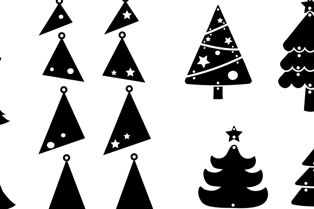 Intra απο ξύλο plywood  Χρώμα wenge 3mm-4mm πάχος - Πακέτο Χριστουγεννιάτικων Σκουλαρίκια Δίασταση 3x3 cm INTRAFABR-106070360