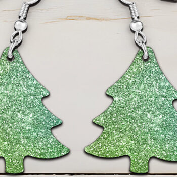 Intra απο ξύλο plywood Χρώμα wenge 3mm-4mm πάχος - Σκουλαρίκια Χριστουγεννιάτικου Δέντρου . Δίασταση 3x3 cm INTRAFABR-106070500 - Image 1