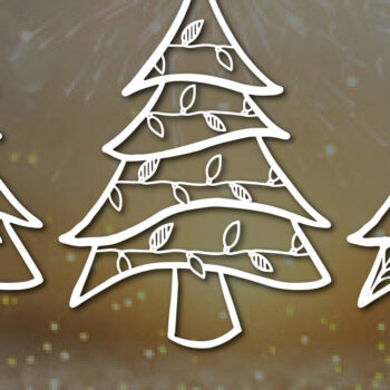 Intra απο ξύλο plywood  Χρώμα wenge 3mm-4mm πάχος - Χριστουγεννιάτικο Δέντρο για Διακόσμηση Πακέτο Δίασταση 25x25 cm INTRAFABR-19046091 - Image 1