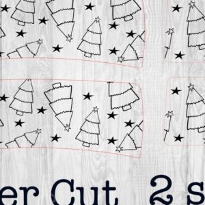 Intra απο ξύλο plywood  Χρώμα wenge 3mm-4mm πάχος - Κλιπ μαλλιών Χριστουγεννιάτικου Δέντρου Δίασταση 30x20 cm INTRAFABR-78082985