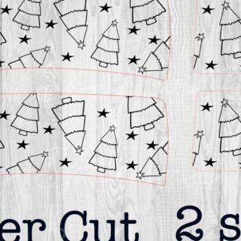 Intra απο ξύλο plywood  Χρώμα wenge 3mm-4mm πάχος - Κλιπ μαλλιών Χριστουγεννιάτικου Δέντρου Δίασταση 30x20 cm INTRAFABR-78082985 - Image 1