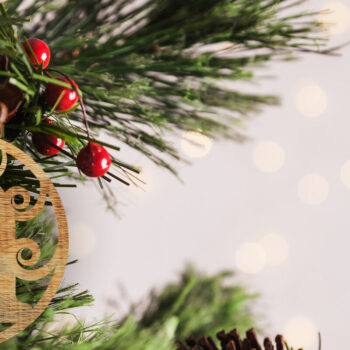 Intra απο ξύλο plywood  Χρώμα wenge 3mm-4mm πάχος - Στολίδι χριστουγεννιάτικου δέντρου με Δίασταση 6x6 cm INTRAFABR-105017189 - Image 1