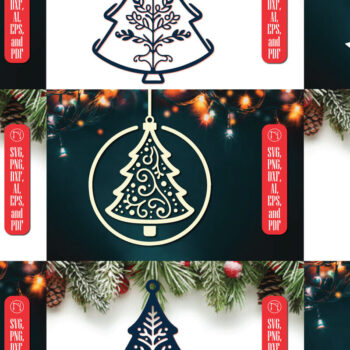 Intra απο ξύλο plywood  Χρώμα wenge 3mm-4mm πάχος - Πακέτο υ κομμένο στολίδι Χριστουγεννιάτικου δέντρου Δίασταση 6x6 cm INTRAFABR-104256058 - Image 1