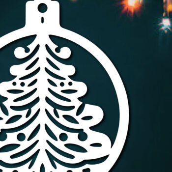 Intra απο ξύλο plywood  Χρώμα wenge 3mm-4mm πάχος - Πακέτο υ κομμένο στολίδι Χριστουγεννιάτικου δέντρου Δίασταση 6x6 cm INTRAFABR-104256058 - Image 2