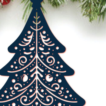 Intra απο ξύλο plywood  Χρώμα wenge 3mm-4mm πάχος - Πακέτο υ κομμένο στολίδι Χριστουγεννιάτικου δέντρου Δίασταση 6x6 cm INTRAFABR-104256058 - Image 8