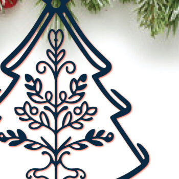 Intra απο ξύλο plywood  Χρώμα wenge 3mm-4mm πάχος - Πακέτο υ κομμένο στολίδι Χριστουγεννιάτικου δέντρου Δίασταση 6x6 cm INTRAFABR-104256058 - Image 10