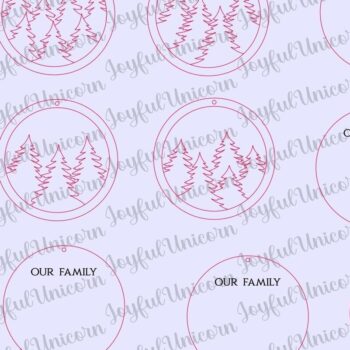 Intra απο ξύλο plywood  Χρώμα wenge 3mm-4mm πάχος - Στολίδι Χριστουγεννιάτικου Δέντρου για 2-7 Μέλη Δίασταση 6x6 cm INTRAFABR-104256305 - Image 7