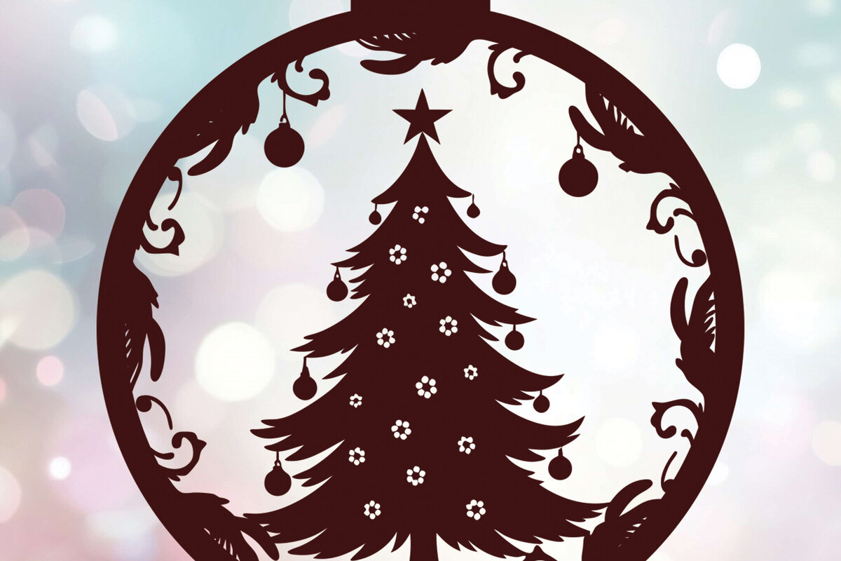 Intra απο ξύλο plywood  Χρώμα wenge 3mm-4mm πάχος - Στολίδι Χριστουγεννιάτικου Δέντρου 52 Δίασταση 6x6 cm INTRAFABR-106070978