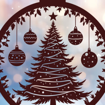 Intra απο ξύλο plywood Χρώμα wenge 3mm-4mm πάχος - Δέσμη κοπής με λέιζερ στολίδι Χριστουγεννιάτικου Δέντρου Δίασταση 6x6 cm INTRAFABR-107953442 - Image 11