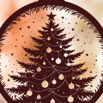 Intra απο ξύλο plywood Χρώμα wenge 3mm-4mm πάχος - Δέσμη κοπής με λέιζερ στολίδι Χριστουγεννιάτικου Δέντρου Δίασταση 6x6 cm INTRAFABR-107953469 - Image 11