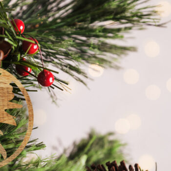 Intra απο ξύλο plywood  Χρώμα wenge 3mm-4mm πάχος - Στολίδι Χριστουγεννιάτικου Δέντρου με Δίασταση 6x6 cm INTRAFABR-105128229 - Image 1