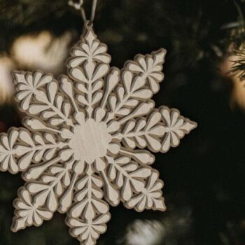 Intra απο ξύλο plywood Χρώμα wenge 3mm-4mm πάχος - Χριστουγεννιάτικα στολίδια ΔΕΝΤΡΟ, Διακόσμηση Δίασταση 4x4 cm INTRAFABR-38002929 - Image 4