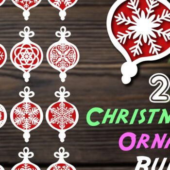 Intra απο ξύλο plywood Χρώμα wenge 3mm-4mm πάχος - Πακέτο στολιδιών για χριστουγεννιάτικο δέντρο Δίασταση 6x6 cm INTRAFABR-37923386 - Image 1