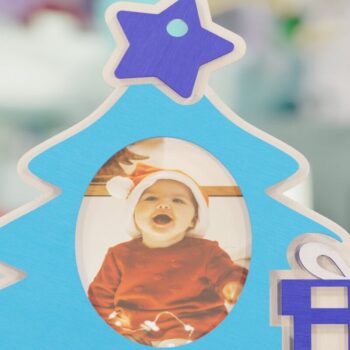 Intra απο ξύλο plywood  Χρώμα wenge 3mm-4mm πάχος - Χριστουγεννιάτικο δέντρο κορνίζα Δίασταση 20x25 cm INTRAFABR-75317831 - Image 9