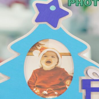 Intra απο ξύλο plywood  Χρώμα wenge 3mm-4mm πάχος - Χριστουγεννιάτικο δέντρο κορνίζα Δίασταση 20x25 cm INTRAFABR-75317831 - Image 10