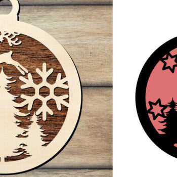 Intra απο ξύλο plywood Χρώμα wenge 3mm-4mm πάχος - πινακίδων χριστουγεννιάτικου δέντρου με στρογγυλή πόρτα Δίασταση 15x15 cm INTRAFABR-75317903 - Image 1