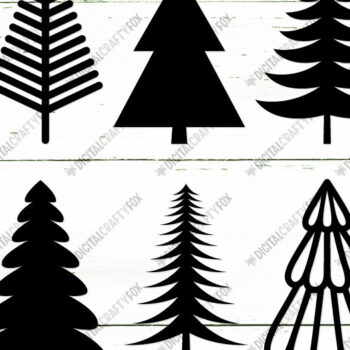 Intra απο ξύλο plywood  Χρώμα wenge 3mm-4mm πάχος - Πακέτο σιλουέτας Χριστουγεννιάτικου Δέντρου Δίασταση 30x40 cm INTRAFABR-74439757 - Image 3