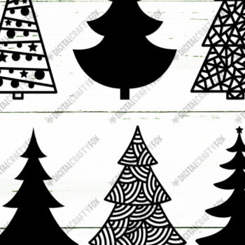 Intra απο ξύλο plywood  Χρώμα wenge 3mm-4mm πάχος - Πακέτο σιλουέτας Χριστουγεννιάτικου Δέντρου Δίασταση 30x40 cm INTRAFABR-74439757 - Image 6