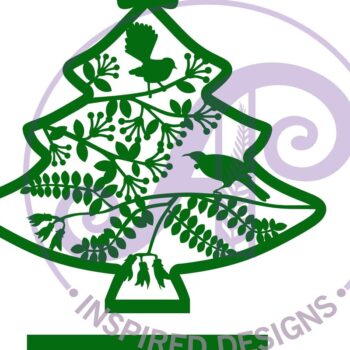 Intra απο ξύλο plywood  Χρώμα wenge 3mm-4mm πάχος - Στάση χριστουγεννιάτικου δέντρου New Zealand Birds Δίασταση 30x20 cm INTRAFABR-78210671 - Image 2