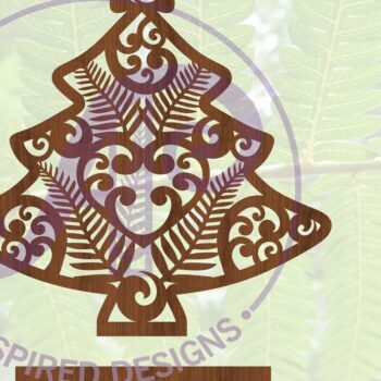 Intra απο ξύλο plywood  Χρώμα wenge 3mm-4mm πάχος - Χριστουγεννιάτικο δέντρο Stand New Zealand Δίασταση 30x20 cm INTRAFABR-77780344 - Image 1