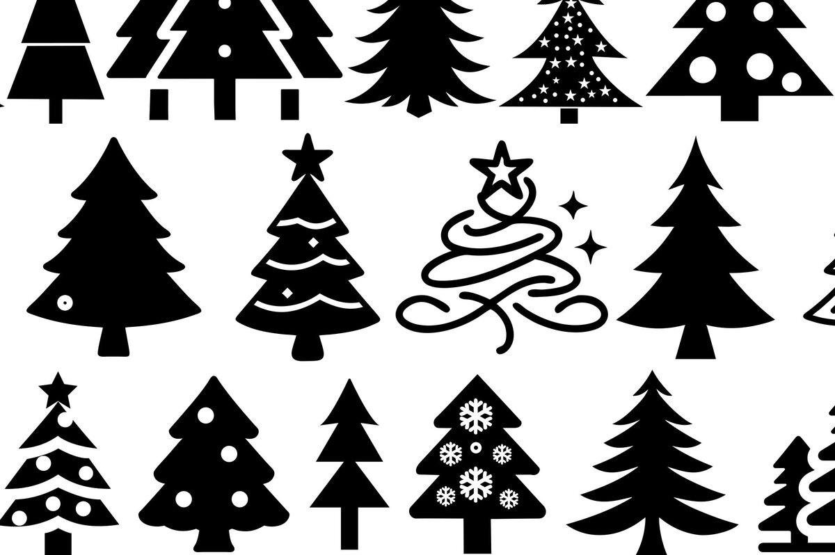 Intra απο ξύλο plywood  Χρώμα wenge 3mm-4mm πάχος - Πακέτο Χριστουγεννιάτικου Δέντρου Δίασταση 15x15 cm INTRAFABR-107494872