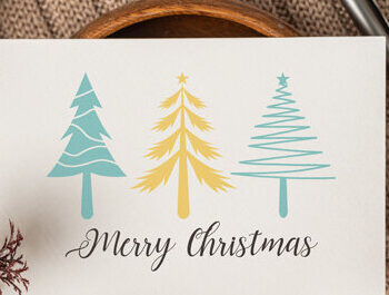 Intra απο ξύλο plywood  Χρώμα wenge 3mm-4mm πάχος - Πακέτο σχεδίασης Χριστουγεννιάτικου Δέντρου Δίασταση 20x25 cm INTRAFABR-107494522 - Image 2