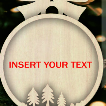 Intra απο ξύλο plywood Χρώμα wenge 3mm-4mm πάχος - Χριστουγεννιάτικο Δέντρο Παιχνίδι Δίασταση 6x6 cm INTRAFABR-105764382 - Image 3