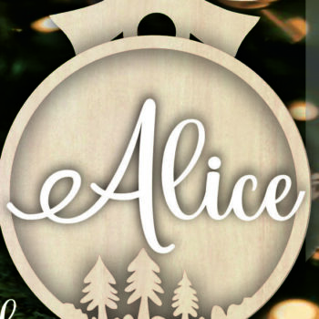 Intra απο ξύλο plywood Χρώμα wenge 3mm-4mm πάχος - Χριστουγεννιάτικο Δέντρο Παιχνίδι Δίασταση 6x6 cm INTRAFABR-105764382 - Image 5