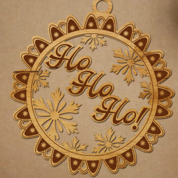 Intra απο ξύλο plywood Χρώμα wenge 3mm-4mm πάχος - Πρότυπο παιχνιδιών χριστουγεννιάτικου δέντρου Δίασταση 6x4 cm INTRAFABR-104159076 - Image 1