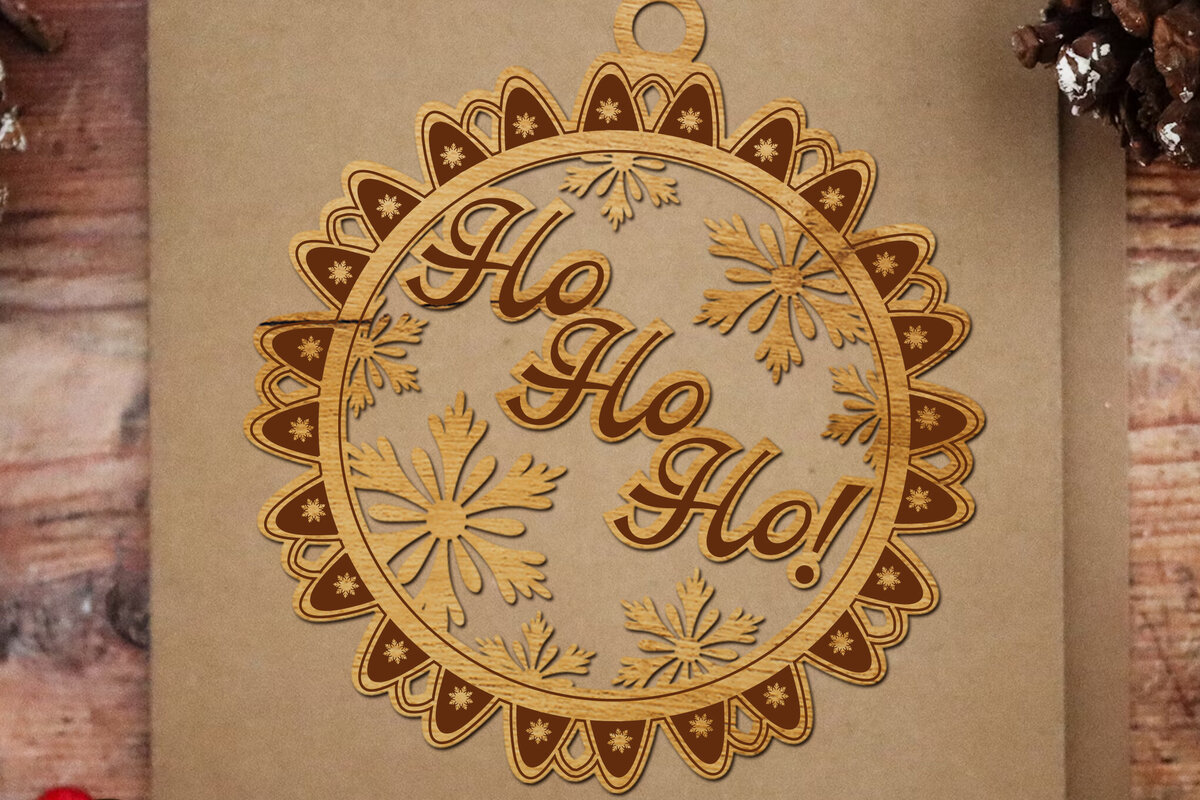 Intra απο ξύλο plywood  Χρώμα wenge 3mm-4mm πάχος - Πρότυπο παιχνιδιών χριστουγεννιάτικου δέντρου Δίασταση 6x4 cm INTRAFABR-104159076