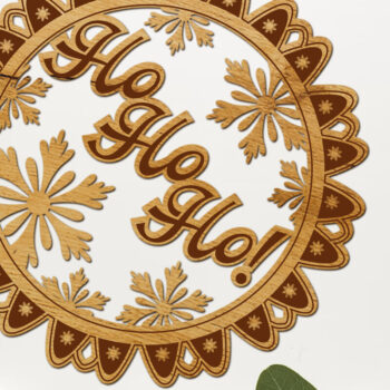 Intra απο ξύλο plywood Χρώμα wenge 3mm-4mm πάχος - Πρότυπο παιχνιδιών χριστουγεννιάτικου δέντρου Δίασταση 6x4 cm INTRAFABR-104159076 - Image 3