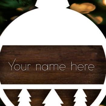 Intra απο ξύλο plywood  Χρώμα wenge 3mm-4mm πάχος - Χριστουγεννιάτικο Δέντρο Παιχνίδια Μπιχλιμπίδι Κόψιμο με λέιζερ Δίασταση 6x6 cm INTRAFABR-104163939 - Image 4