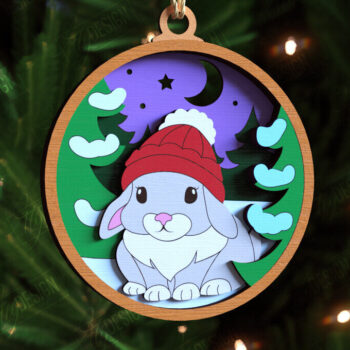 Intra απο ξύλο plywood  Χρώμα wenge 3mm-4mm πάχος - Πακέτο παιχνιδιών Χριστουγεννιάτικου Δέντρου | Αργία Δίασταση 15x15 cm INTRAFABR-104158664 - Image 4