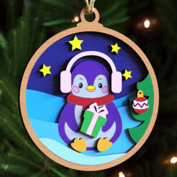 Intra απο ξύλο plywood  Χρώμα wenge 3mm-4mm πάχος - Πακέτο παιχνιδιών Χριστουγεννιάτικου Δέντρου | Αργία Δίασταση 15x15 cm INTRAFABR-104158664 - Image 8