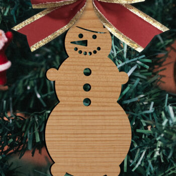 Intra απο ξύλο plywood  Χρώμα wenge 3mm-4mm πάχος - Παιχνίδια Χριστουγεννιάτικου Δέντρου Δίασταση 15x15 cm INTRAFABR-79427631 - Image 1