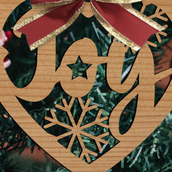 Intra απο ξύλο plywood  Χρώμα wenge 3mm-4mm πάχος - Παιχνίδια Χριστουγεννιάτικου Δέντρου Δίασταση 15x15 cm INTRAFABR-79893765 - Image 1