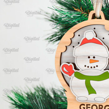 Intra απο ξύλο plywood  Χρώμα wenge 3mm-4mm πάχος - Πακέτο κοπής με λέιζερ παιχνιδιών χριστουγεννιάτικου δέντρου Δίασταση 15x15 cm INTRAFABR-79859629 - Image 6